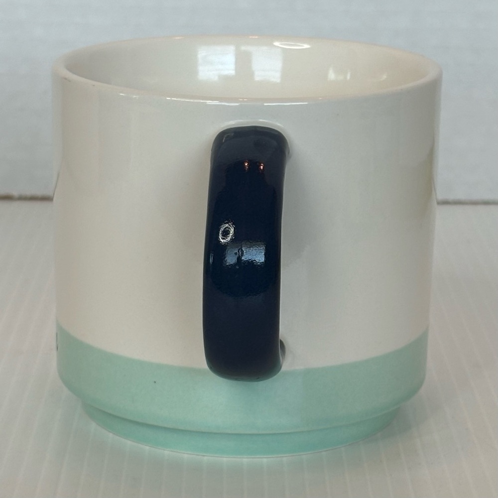 Hallmark “LOVE you more” Coffee Mug Cup 14 oz White, Gold, Teal, Black Handle - Picture 2 of 9
